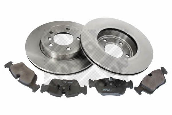 Mapco 47872 Front ventilated brake discs with pads, set 47872