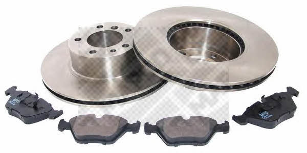  47885 Front ventilated brake discs with pads, set 47885