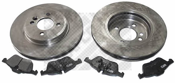 Mapco 47891 Front ventilated brake discs with pads, set 47891