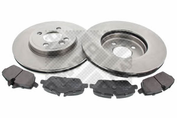  47894 Front ventilated brake discs with pads, set 47894