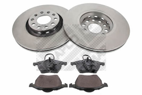 Mapco 47899 Front ventilated brake discs with pads, set 47899