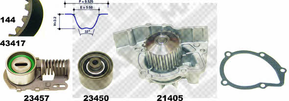  41417 TIMING BELT KIT WITH WATER PUMP 41417