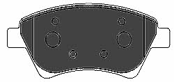 Mapco 6609 Brake Pad Set, disc brake 6609
