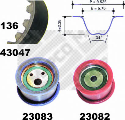  73080 Timing Belt Kit 73080