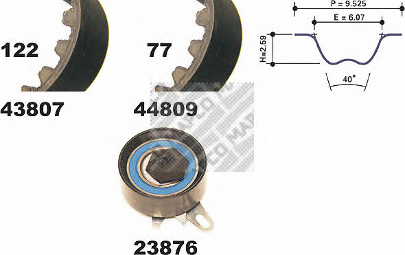  73809 Timing Belt Kit 73809