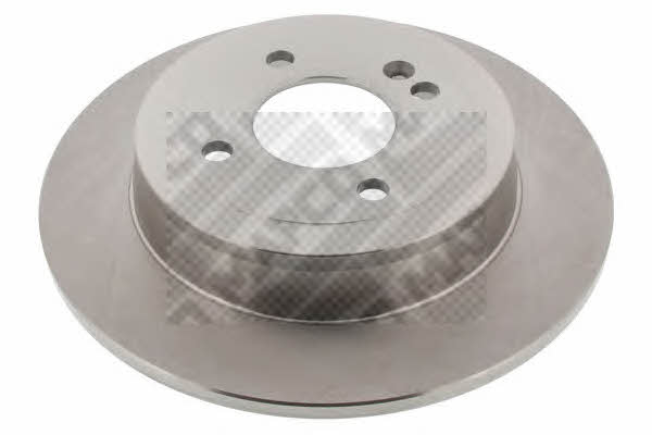 Mapco 25254 Rear brake disc, non-ventilated 25254