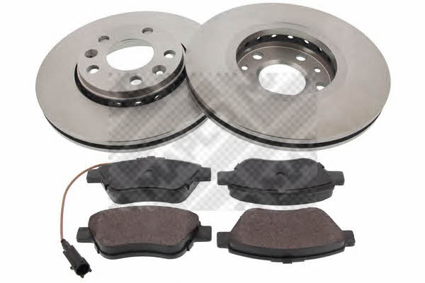 Mapco 47020 Front ventilated brake discs with pads, set 47020