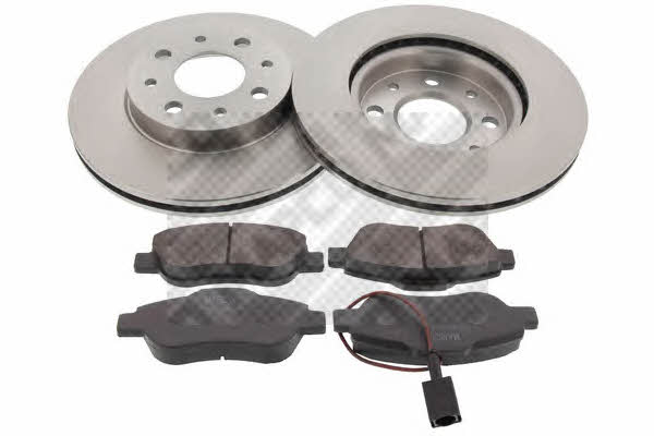  47019 Front ventilated brake discs with pads, set 47019