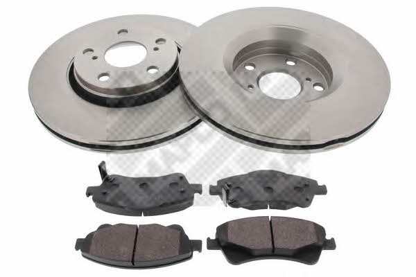 Mapco 47508 Front ventilated brake discs with pads, set 47508