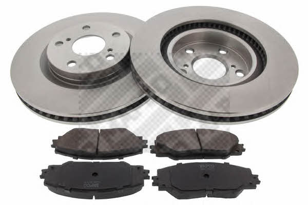  47546 Front ventilated brake discs with pads, set 47546