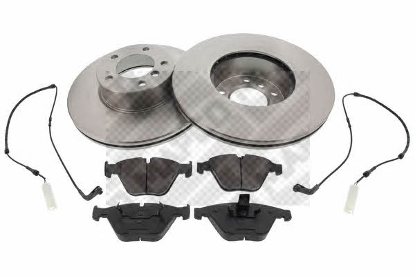  47763 Front ventilated brake discs with pads, set 47763