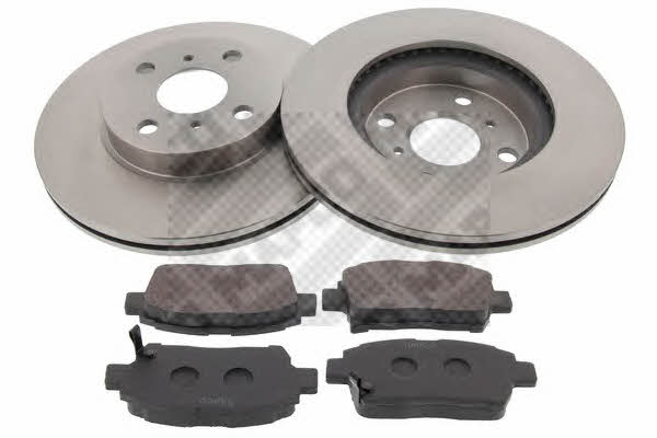  47545 Front ventilated brake discs with pads, set 47545