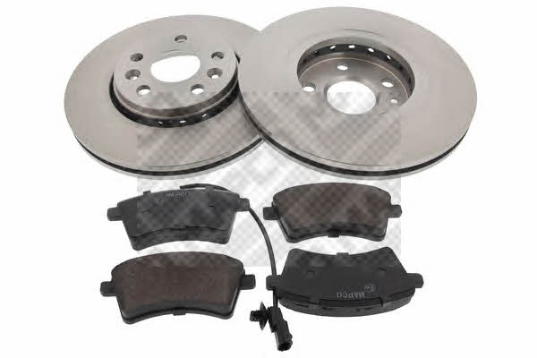 Mapco 47178 Front ventilated brake discs with pads, set 47178