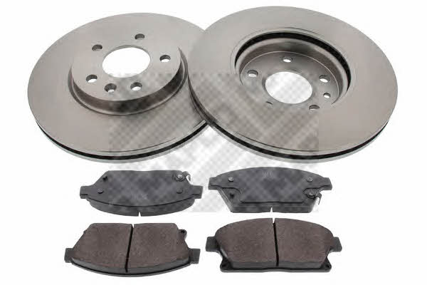  47698 Front ventilated brake discs with pads, set 47698