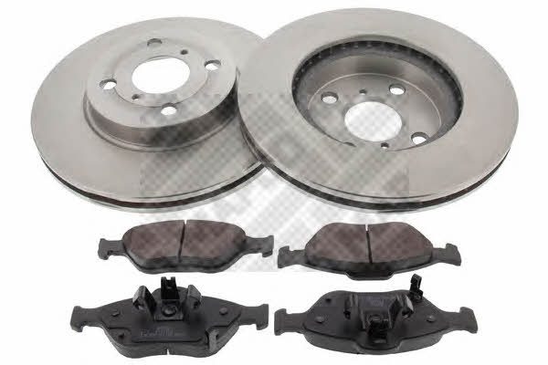  47547 Front ventilated brake discs with pads, set 47547