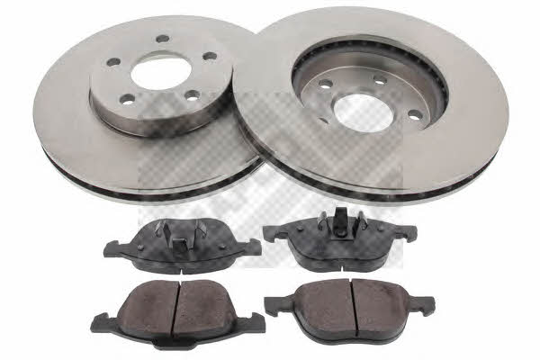 Mapco 47644 Front ventilated brake discs with pads, set 47644