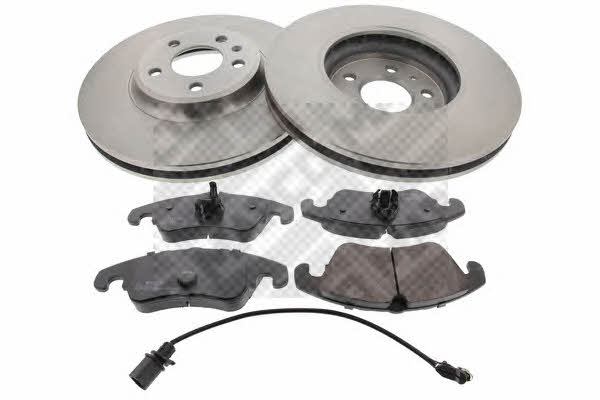  47930 Front ventilated brake discs with pads, set 47930