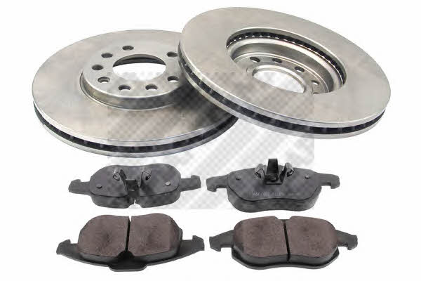 47709 Front ventilated brake discs with pads, set 47709