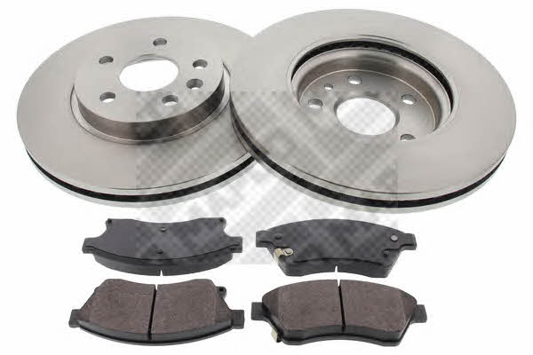  47844 Front ventilated brake discs with pads, set 47844