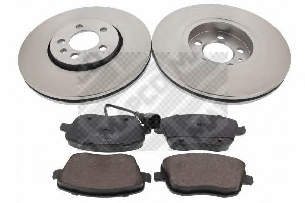  47900 Front ventilated brake discs with pads, set 47900
