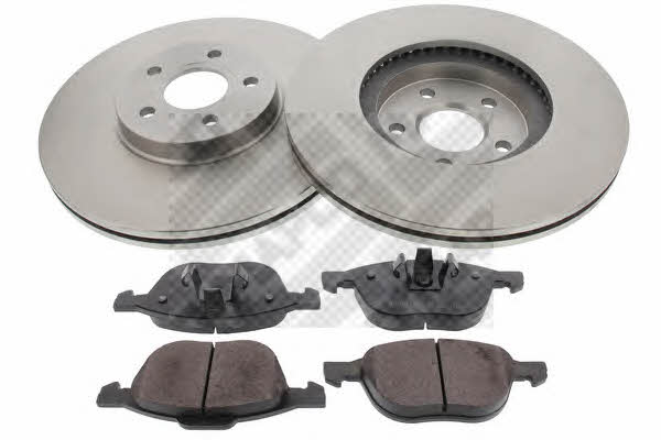 Mapco 47908 Front ventilated brake discs with pads, set 47908