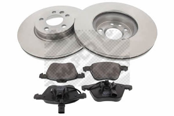 Mapco 47878 Front ventilated brake discs with pads, set 47878