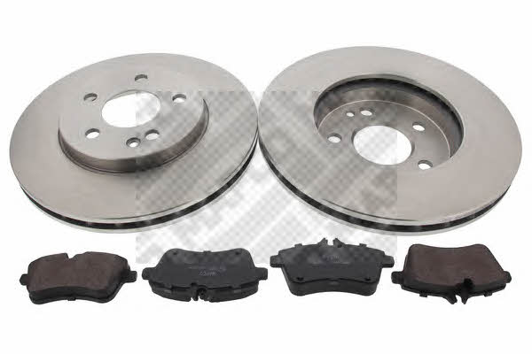  47812 Front ventilated brake discs with pads, set 47812