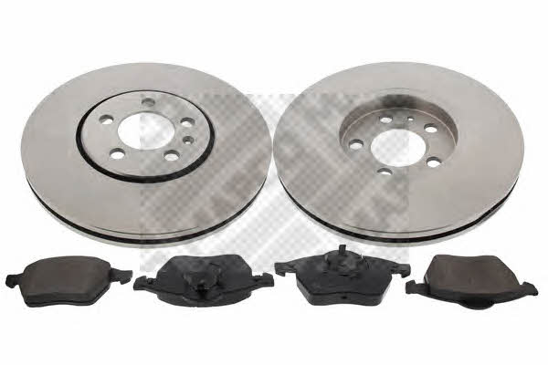 Mapco 47836 Front ventilated brake discs with pads, set 47836