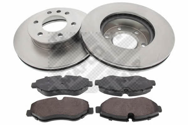 Mapco 47913 Front ventilated brake discs with pads, set 47913
