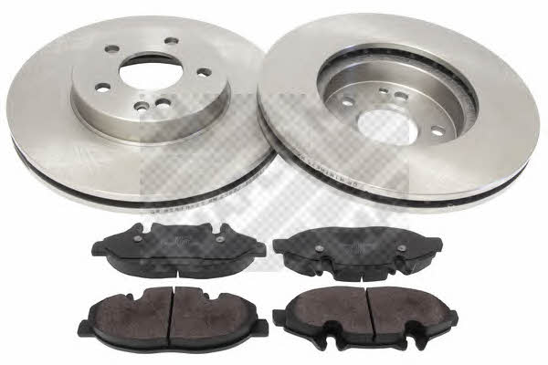 Mapco 47914 Front ventilated brake discs with pads, set 47914