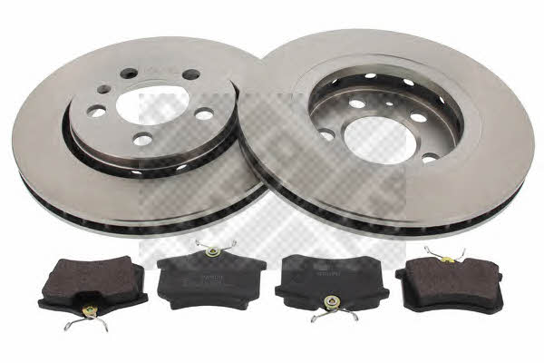  47321 Rear ventilated brake discs with pads, set 47321