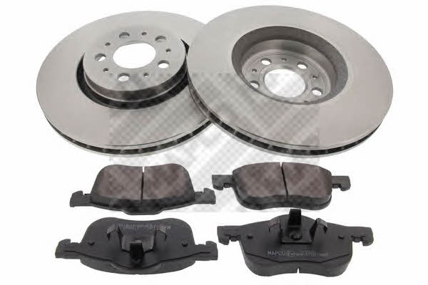  47953 Front ventilated brake discs with pads, set 47953