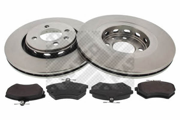 Mapco 47960 Front ventilated brake discs with pads, set 47960