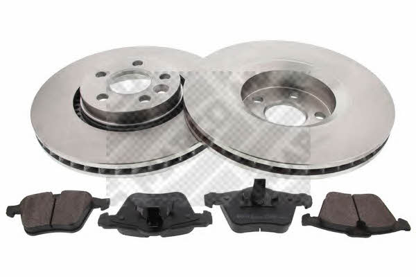 Mapco 47952 Front ventilated brake discs with pads, set 47952
