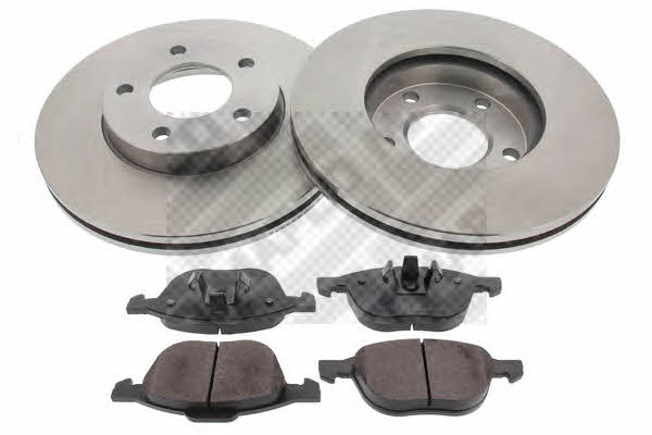 Mapco 47515 Front ventilated brake discs with pads, set 47515