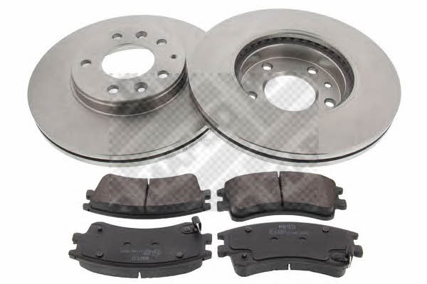 Mapco 47556 Front ventilated brake discs with pads, set 47556