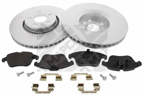 Mapco 47686HPS Front ventilated brake discs with pads, set 47686HPS