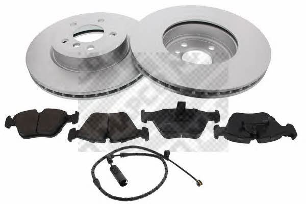 Mapco 47787HPS Front ventilated brake discs with pads, set 47787HPS
