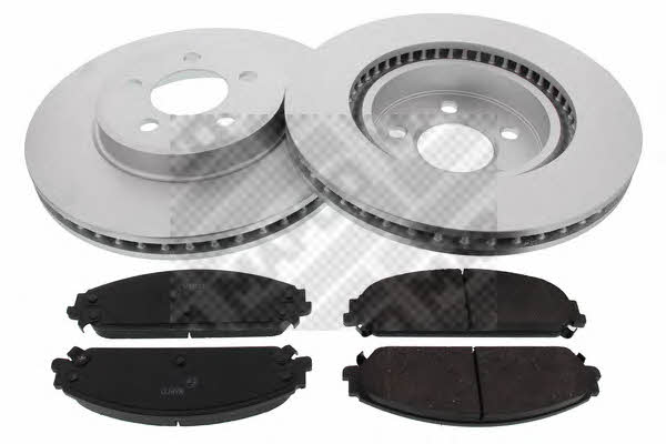 Mapco 47794HPS Front ventilated brake discs with pads, set 47794HPS