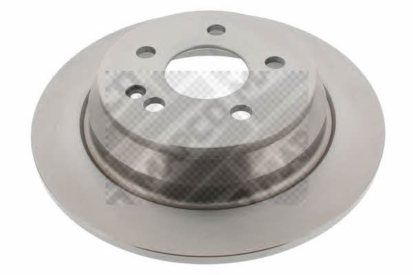 Mapco 25804 Rear brake disc, non-ventilated 25804