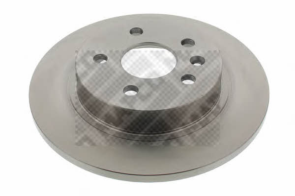 Mapco 25858 Rear brake disc, non-ventilated 25858
