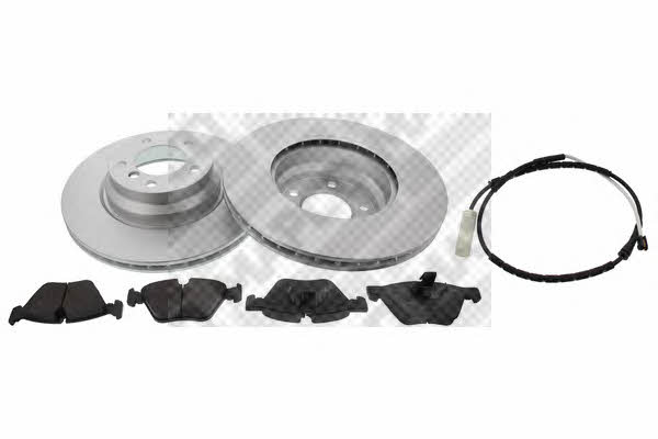 Mapco 47871HPS Front ventilated brake discs with pads, set 47871HPS