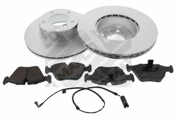 Mapco 47887HPS Front ventilated brake discs with pads, set 47887HPS