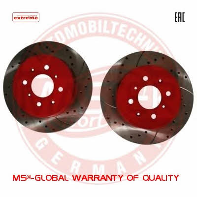 Master-sport 24010901431SE-SET-MS Rear brake disc, non-ventilated 24010901431SESETMS