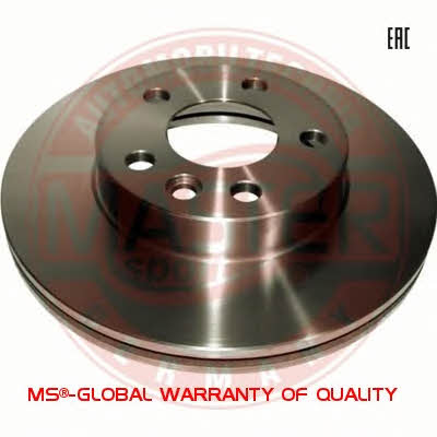 Front brake disc ventilated Master-sport 24-0124-0128-1-SET-MS