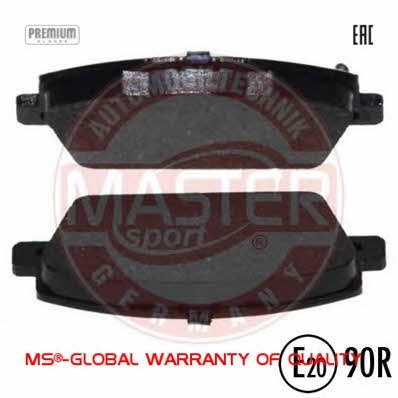 Brake Pad Set, disc brake Master-sport 13-0460-5756-2N-SET-MS