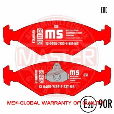 Master-sport 13-0460-7132-2-SET-MS Brake Pad Set, disc brake 13046071322SETMS