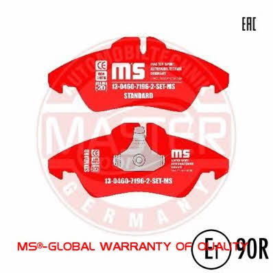 Master-sport 13-0460-7196-2-SET-MS Brake Pad Set, disc brake 13046071962SETMS