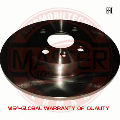 Master-sport 24-0110-0291-1-SET-MS Rear brake disc, non-ventilated 24011002911SETMS