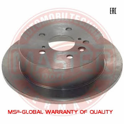 Master-sport 24-0110-0316-1-SET-MS Rear brake disc, non-ventilated 24011003161SETMS